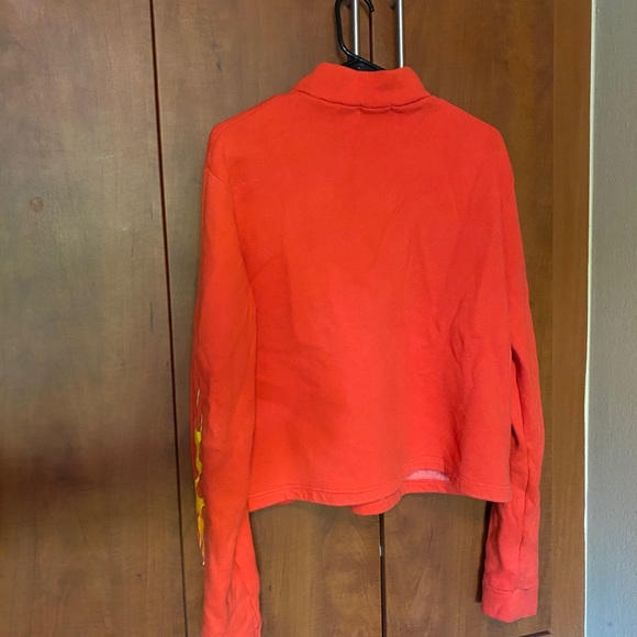Flame zip mock sweatshirt - Picture 3 of 3